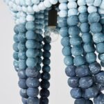 OMBRE WOOD BEADED CHANDELIER LIGHT