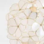 PLUMERIA FLOWER FLUSH MOUNT