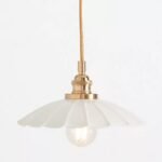 GRETA SCALLOPED METAL LIGHT TOFU