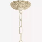 PEDRILLO FLOURISH BEADED COCO CEILING CHANDELIER