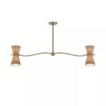 GABLE LINEAR CHANDELIER LIGHT FIXTURE