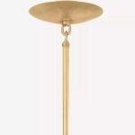 HUDSON VALLEY LIGHTING SHILOH VINTAGE GOLD PENDANT LIGHT