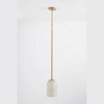 HOLT TAUPE GLASS PENDANT CEILING LIGHT