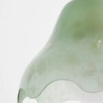MERVE KAHRAMAN GREEN WAVY GLASS PENDANT LIGHT