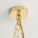 CAPIZ LILA UPLIT HANGING PENDANT
