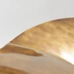 DANIELLA FLUSH MOUNT LIGHT WITH BRASS FINISH