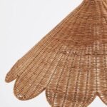 MAUDE SCALLOPED RATTAN CEILING PENDANT