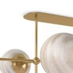 ARMSTRONG LINEAR CEILING CHANDELIER WITH BRONZE FINISH