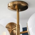 CLOUD FLUSH MOUNT LIGHT WITH ORGANIC GLASS DESIGN