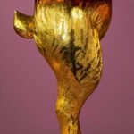 TURQUOISE RABBIT TABLE LAMP WITH HIDING BUNNY DESIGN