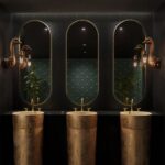 OSTRICH FRANZ JOSEF WALL LIGHT WITH GOLD FINISH