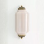 THE ELOISE DECORATIVE SCALLOP BLUSH PINK WALL SCONCE