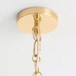 DECORATIVE PAINTED FLORAL GLASS PENDANT