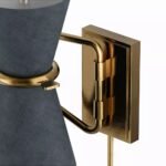 GABLE ADJUSTABLE SWING ARM WALL LIGHT