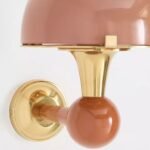 MERVE KAHRAMAN MUSHROOM GLASS TERRACOTTA SCONCE WALL LIGHT