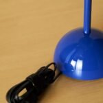 FLOWERPOT V9 BLUE RECHARGEABLE LED LAMP WITH CORDLESS DESIGN
