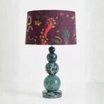 DECORATIVE MARBLE BOBBIN LAMP BASE