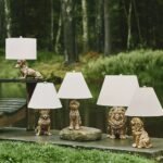 ICON TABLE LAMP FEATURING A GOLDENDOODLE DOG