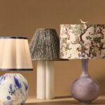 DECORATIVE SPECKLED GLASS TABLE LAMP BASE