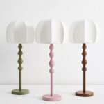 LALA REIMAGINED WOOD TABLE LAMP WITH SCULPTURAL DESIGN