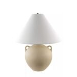 NIVALIS CERAMIC TABLE LAMP WITH ACCENT DESIGN