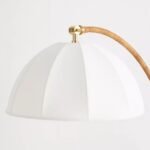 MONTAGUE METAL FLOOR LIGHT WITH OVERARCHING DESIGN