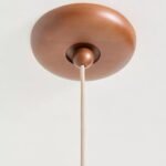 DUMPLING WOOD PENDANT LIGHT WITH SEMI FLUSH MOUNT