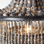 ORNAMENTAL BEADED CEILING CHANDELIER