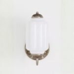 THE ELOISE SCALLOP WHITE GLASS SCONCE WALL LIGHT