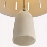 OMI CERAMIC CRACKLE BELL CEILING CHANDELIER