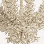 PEDRILLO COCO BEADED CHANDELIER LIGHTING FIXTURE