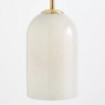 HOLT TAUPE GLASS HANGING PENDANT LIGHT