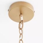 LARGE CREAM COCONUT CHANDELIER BY BILAL