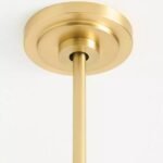 ARTEMIS SINGLE PENDANT LIGHT WITH ALABASTER DETAIL