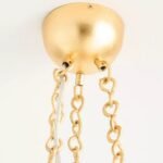 HAYWORTH RATTAN CHANDELIER WITH UPLIGHTING BY HUDSON VALLEY LIGHTING