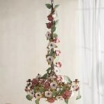 DREAM DECORATIVE FLORAL CHANDELIER WITH CANDLE LIGHTS