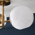 ELEGANT CLOUD ORGANIC GLASS CEILING LIGHT