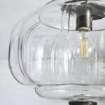 THE ELOISE DECORATIVE SCALLOPED GLASS CEILING LIGHT