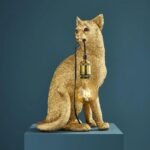 ELEGANT CHOUCHOU GOLD TABLE LIGHT