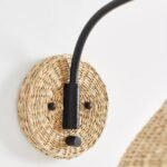 BAINBRIDGE WALL SCONCE WITH SEAGRASS DETAIL