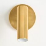 LANCELOT BRASS ADJUSTABLE PIVOTING WALL SCONCE