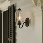 ELOISE CLEAR GLASS SCONCE WALL LIGHT WITH SCALLOP DETAIL