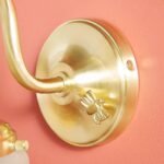WHITE BUMBLEBEE DECORATIVE WALL SCONCE