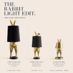 BLACK RABBIT ACCENT TABLE LAMP