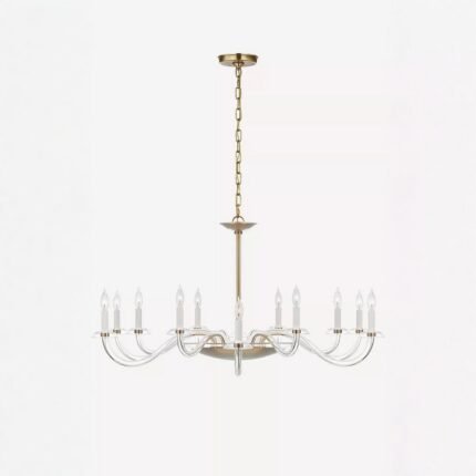 VISUAL COMFORT AND CO BRIGITTE OLD BRONZE CANDELABRA CHANDELIER