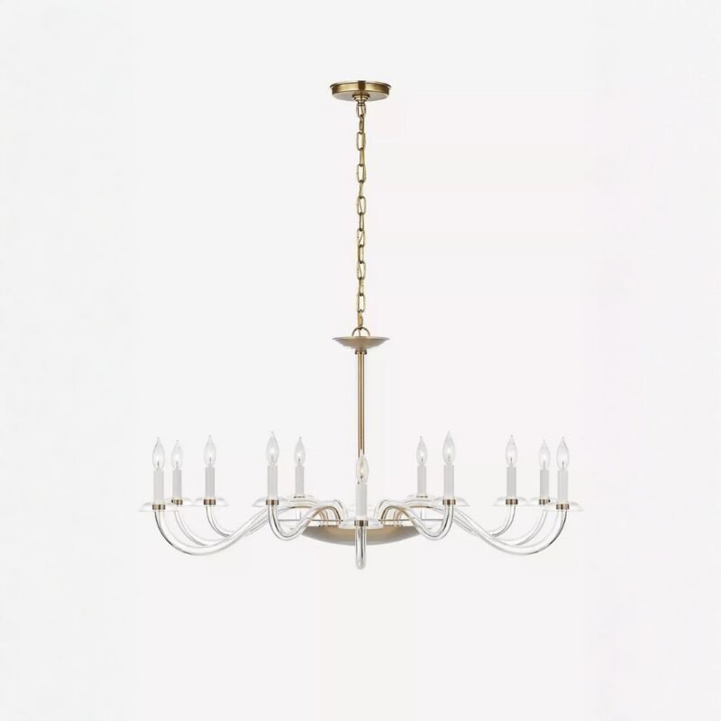 VISUAL COMFORT AND CO BRIGITTE OLD BRONZE CANDELABRA CHANDELIER
