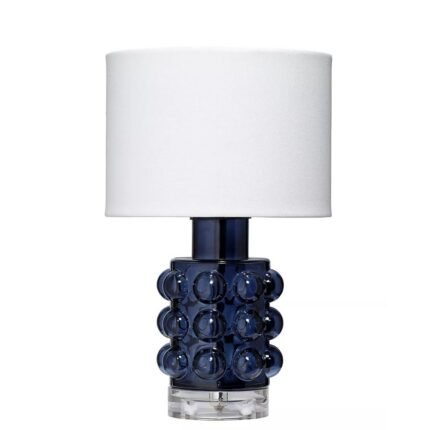 SELTZER BLUE GLASS TABLE LAMP